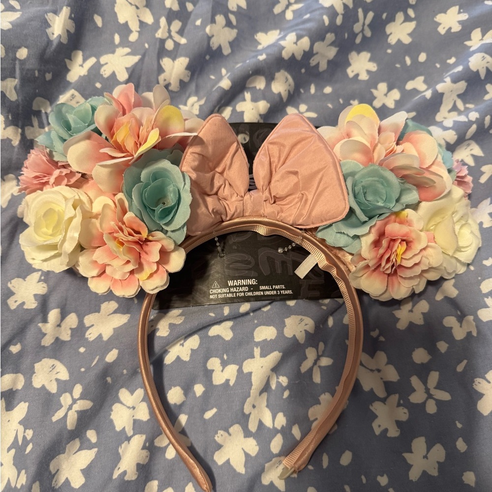 Floral Disney Headband with Bow